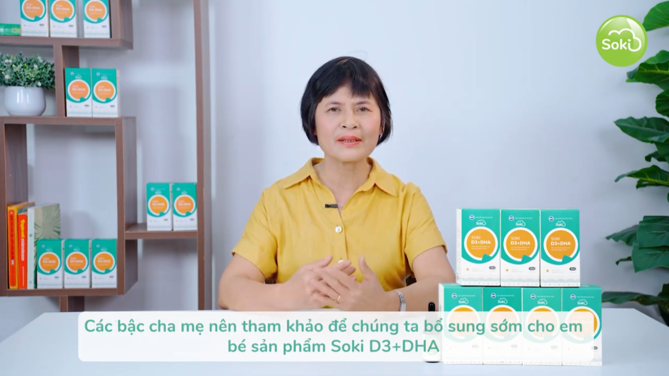 Ba mẹ nên bổ sung sớm sản phẩm Soki D3DHA cho con để con có thể phát triển toàn diện