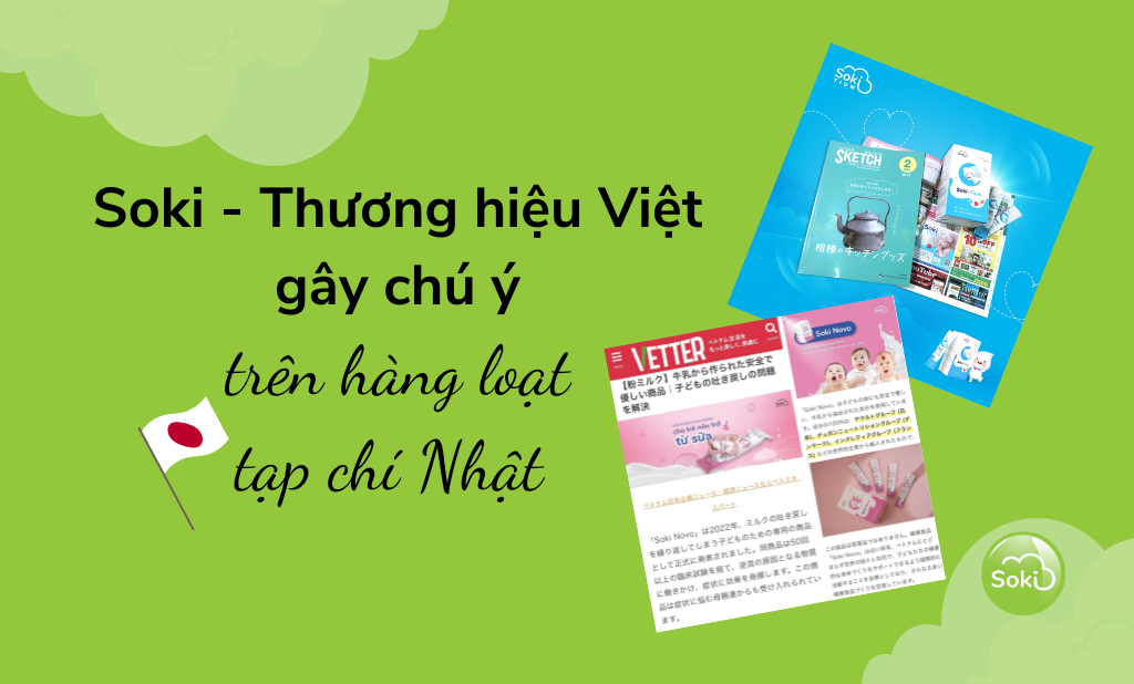 Soki - Thương hiệu Việt gây chú ý trên hàng loạt tạp chí Nhật