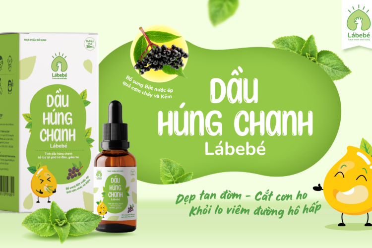 Dầu húng chanh Lábebé – Giải pháp không kháng sinh cho con một hệ hô hấp khỏe