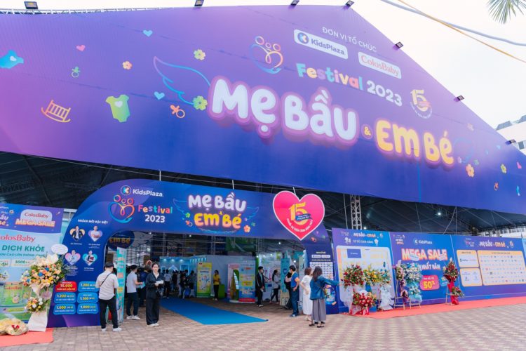 Soki cùng Kidsplaza vẽ lên đặc sắc Festival mẹ bầu & em bé 2023